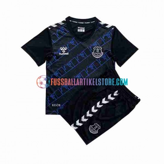 Everton Auswärtsausrüstung Torwart 2023-2024 Kinder Set(Trikot und Hose) S/S