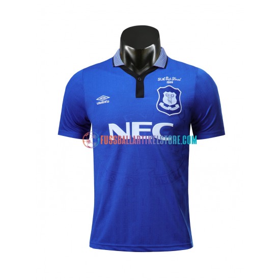 Everton Heimausrüstung Retro 1995 Herren Trikot S/S