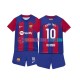 FC Barcelona Heimausrüstung Ansu Fati 10 2023-2024 Kinder Set(Trikot und Hose) S/S