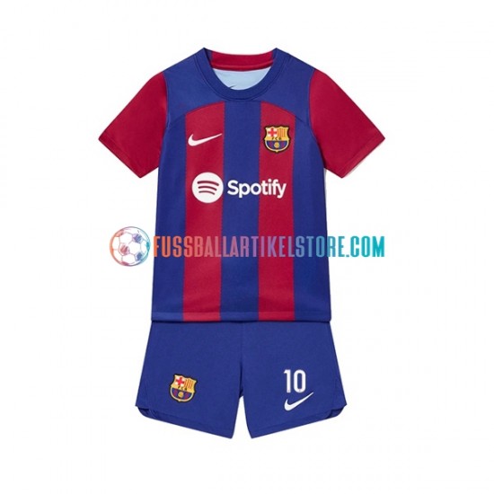 FC Barcelona Heimausrüstung Ansu Fati 10 2023-2024 Kinder Set(Trikot und Hose) S/S