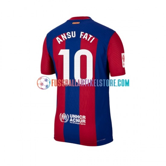 FC Barcelona Heimausrüstung Ansu Fati 10 2023-2024 Herren Trikot S/S