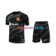 FC Barcelona Auswärtsausrüstung Torwart 2023-2024 Kinder Set(Trikot und Hose) S/S