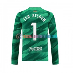 FC Barcelona Heimausrüstung Torwart Ter Stegen 1 2023-2024 Herren Trikot L/S