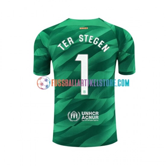 FC Barcelona Heimausrüstung Torwart Ter Stegen 1 2023-2024 Herren Trikot S/S