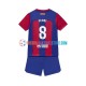 FC Barcelona Heimausrüstung Pedri 8 2023-2024 Kinder Set(Trikot und Hose) S/S