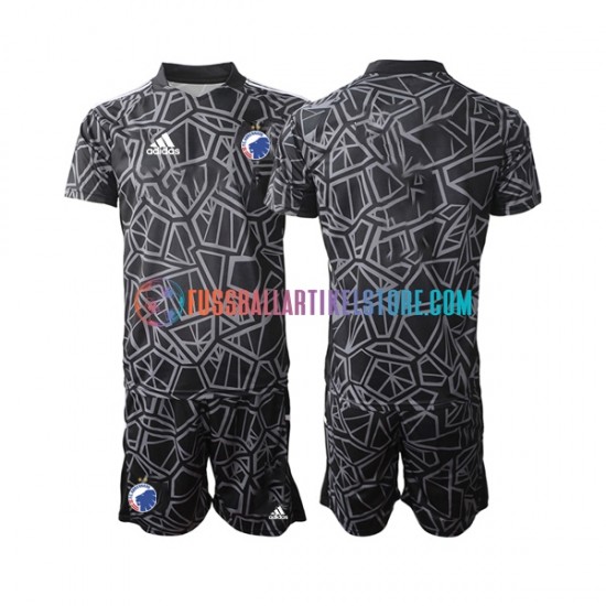 FC Kopenhagen Heimausrüstung Torwart 2022-2023 Kinder Set(Trikot und Hose) S/S