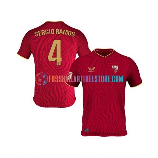 FC Sevilla Auswärtsausrüstung Sergio Ramos 4 2023-2024 Herren Trikot S/S