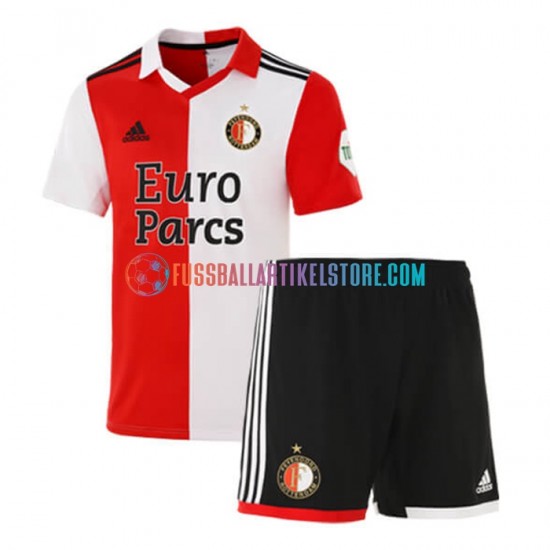 Feyenoord Rotterdam Heimausrüstung 2022-2023 Kinder Set(Trikot und Hose) S/S