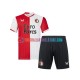 Feyenoord Rotterdam Heimausrüstung 2023-2024 Kinder Set(Trikot und Hose) S/S