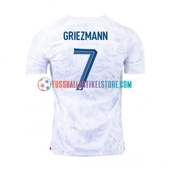 Frankreich Auswärtsausrüstung Griezmann 7 World Cup 2022 Herren Trikot S/S