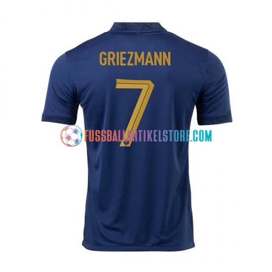 Frankreich Heimausrüstung Griezmann 7 World Cup 2022 Herren Trikot S/S