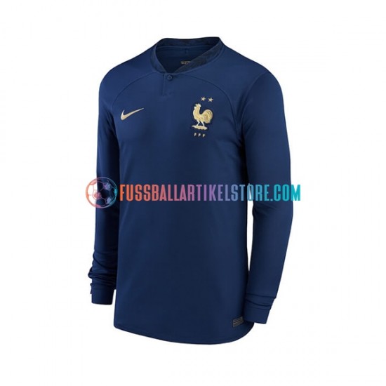 Frankreich Heimausrüstung World Cup 2022 Herren Trikot L/S