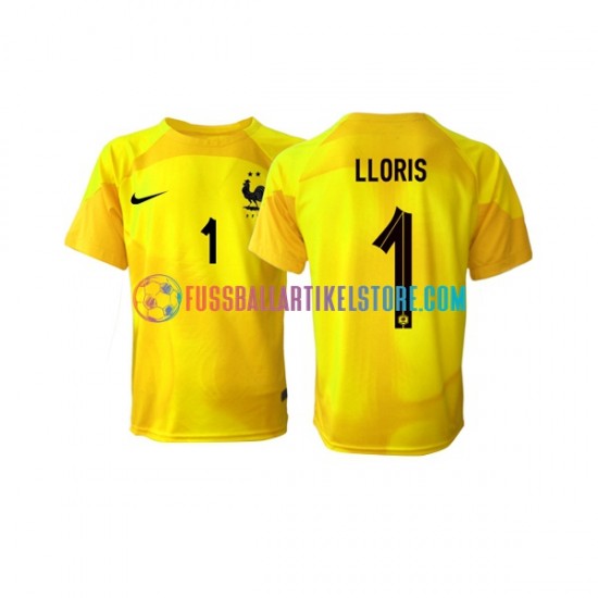 Frankreich Ausweichausrüstung Torwart Hugo Lloris 1 World Cup 2022 Herren Trikot S/S