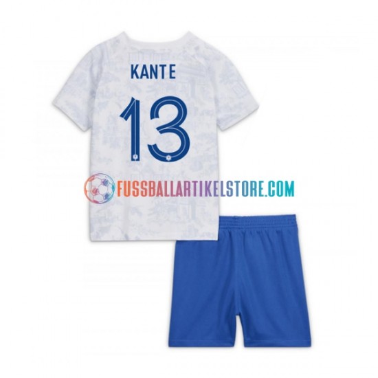 Frankreich Auswärtsausrüstung Kante 13 World Cup 2022 Kinder Set(Trikot und Hose) S/S