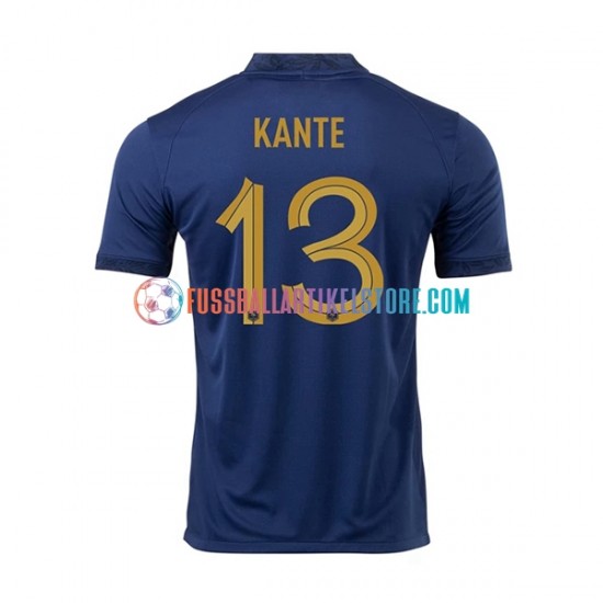 Frankreich Heimausrüstung Kante 13 World Cup 2022 Herren Trikot S/S