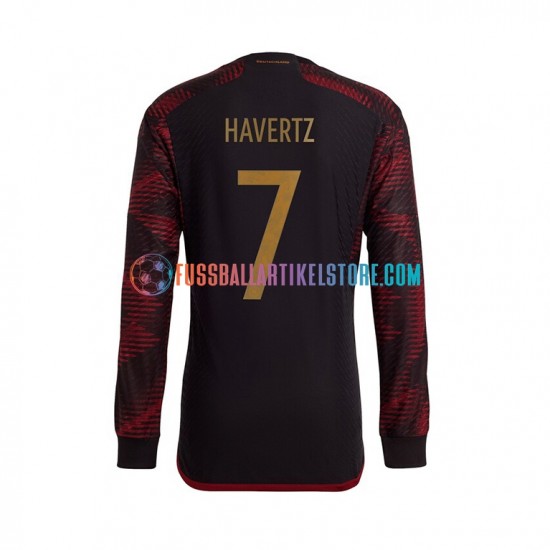 Deutschland Auswärtsausrüstung Havertz 7 World Cup 2022 Herren Trikot L/S