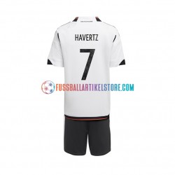Deutschland Heimausrüstung Havertz 7 World Cup 2022 Kinder Set(Trikot und Hose) S/S
