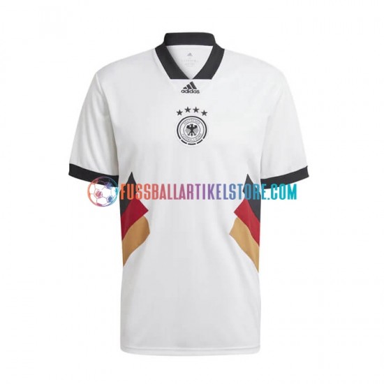 Deutschland Heimausrüstung Icon Retro 2022-2023 Herren Trikot S/S