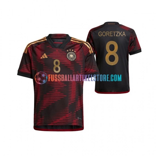 Deutschland Auswärtsausrüstung Leon Goretzka 8 World Cup 2022 Herren Trikot S/S