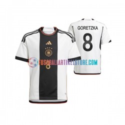 Deutschland Heimausrüstung Leon Goretzka 8 World Cup 2022 Herren Trikot S/S