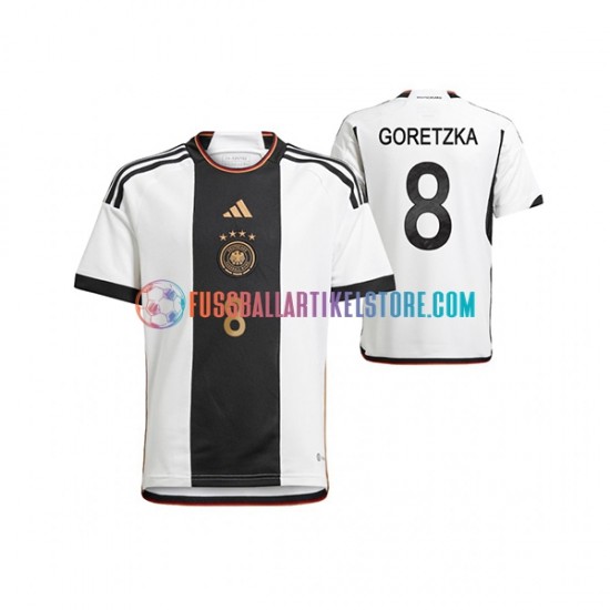 Deutschland Heimausrüstung Leon Goretzka 8 World Cup 2022 Herren Trikot S/S