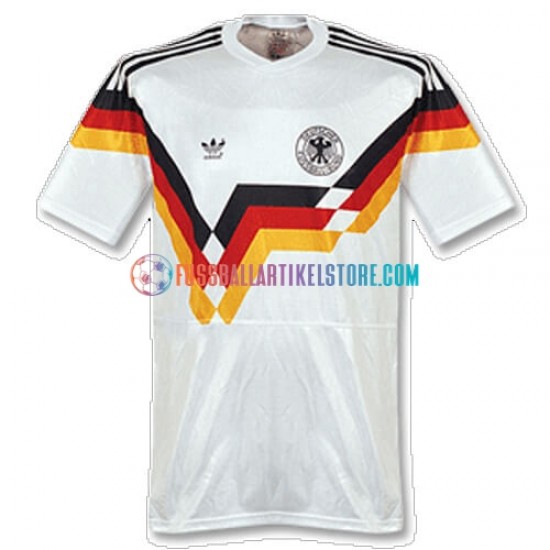 Deutschland Heimausrüstung Retro 1990 Herren Trikot S/S