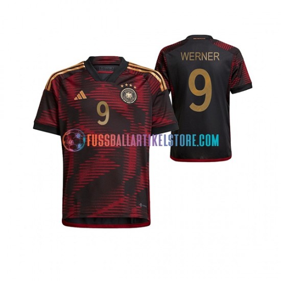 Deutschland Auswärtsausrüstung Timo Werner 9 World Cup 2022 Herren Trikot S/S