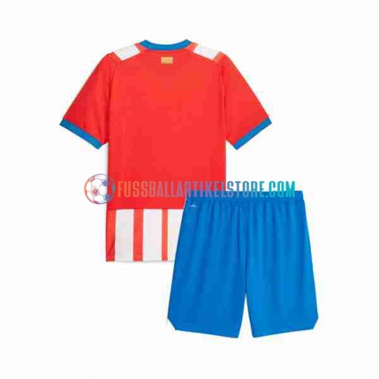 Heimausrüstung Girona 2023-2024 Kinder Set(Trikot und Hose) S/S