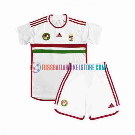 Auswärtsausrüstung Hungray 2022 Kinder Set(Trikot und Hose) S/S