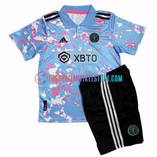 Ausweichausrüstung Inte Miami Lionel Messi 10 2023-2024 Kinder Set(Trikot und Hose) S/S