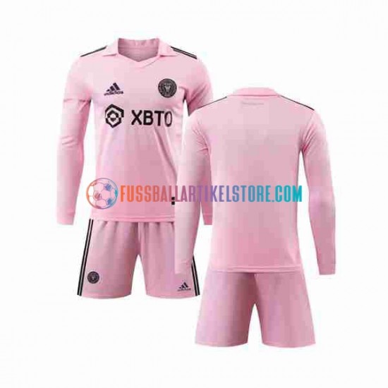 Inter Miami Heimausrüstung 2023-2024 Kinder Set(Trikot und Hose) L/S