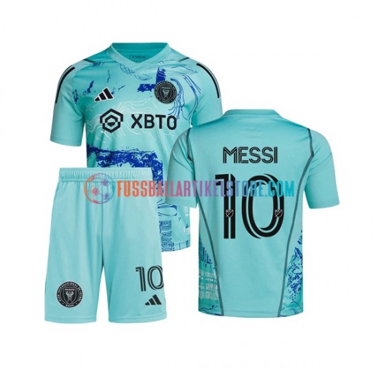 Inter Miami Heimausrüstung Lionel Messi 10 Special 2023-2024 Kinder Set(Trikot und Hose) S/S