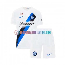 Inter Mailand Auswärtsausrüstung 2023-2024 Kinder Set(Trikot und Hose) S/S
