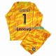 Inter Mailand Heimausrüstung Torwart Sommer 1 2023-2024 Kinder Set(Trikot und Hose) L/S