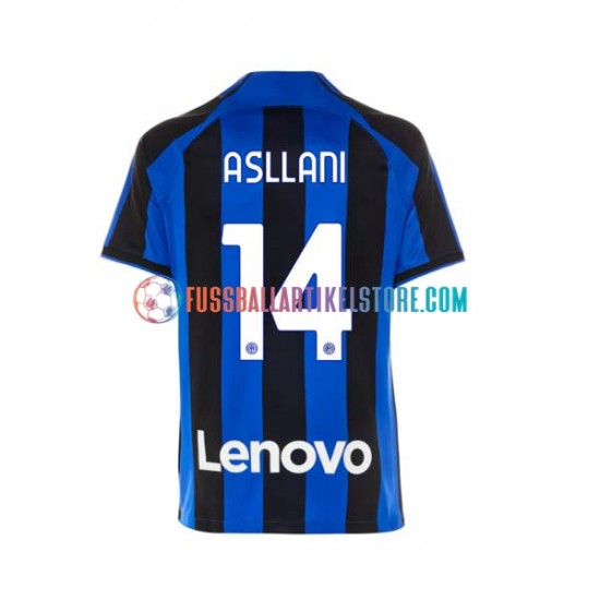 Inter Mailand Heimausrüstung Kristjan Asllani 14 2022-2023 Herren Trikot S/S