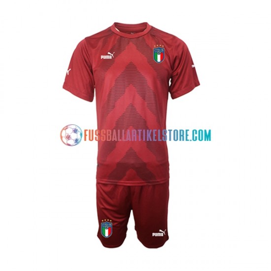 Italien Auswärtsausrüstung Torwart 2022-2023 Kinder Set(Trikot und Hose) S/S