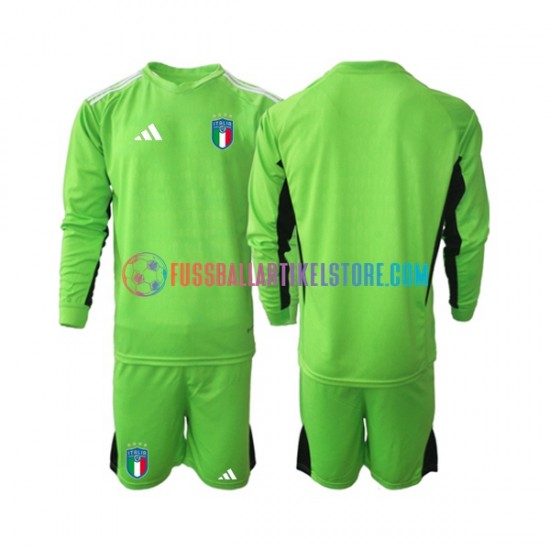 Italien Heimausrüstung Torwart 2023 Kinder Set(Trikot und Hose) L/S