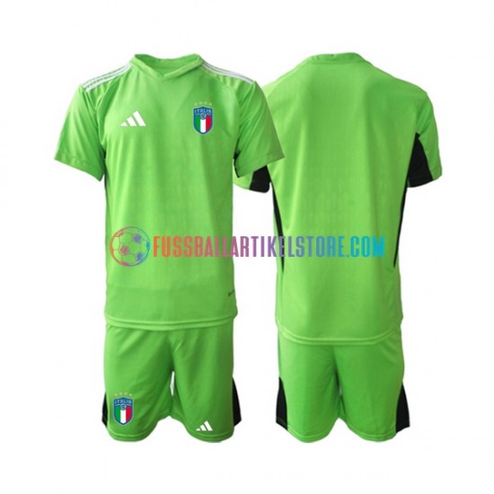 Italien Heimausrüstung Torwart 2023 Kinder Set(Trikot und Hose) S/S