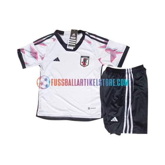 Japan Auswärtsausrüstung World Cup 2022 Kinder Set(Trikot und Hose) S/S