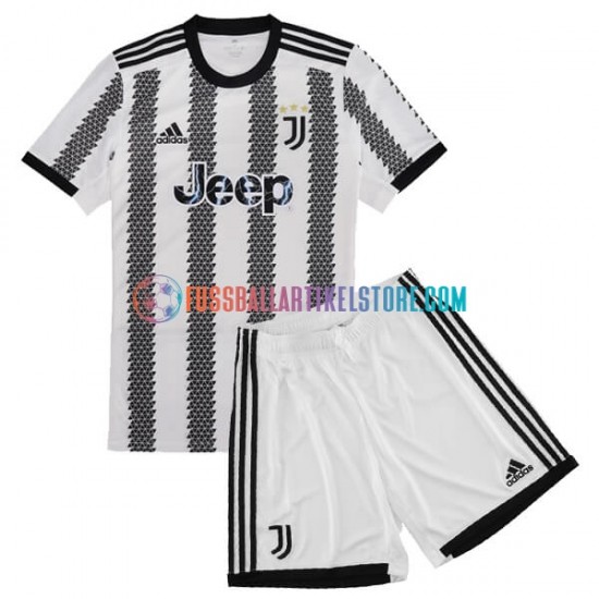 Juventus Turin Heimausrüstung 2022-2023 Kinder Set(Trikot und Hose) S/S