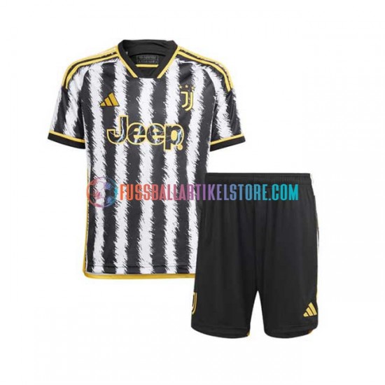 Juventus Turin Heimausrüstung 2023-2024 Kinder Set(Trikot und Hose) S/S