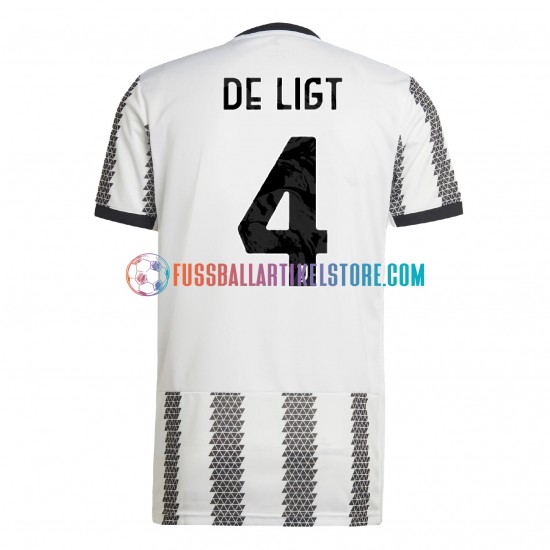 Juventus Turin Heimausrüstung De Ligt 4 2022-2023 Herren Trikot S/S