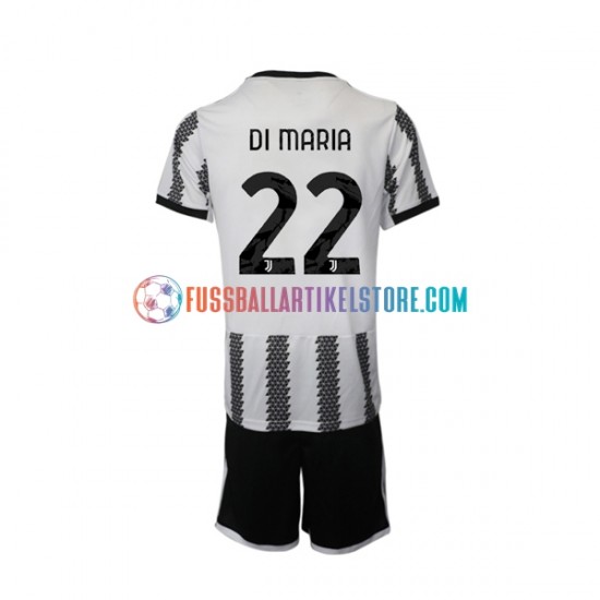 Juventus Turin Heimausrüstung Di Maria 22 2022-2023 Kinder Set(Trikot und Hose) S/S