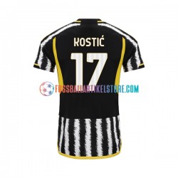 Juventus Turin Heimausrüstung Filip Kostic 17 2023-2024 Herren Trikot S/S