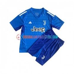 Juventus Turin Heimausrüstung Torwart 2023-2024 Kinder Set(Trikot und Hose) S/S