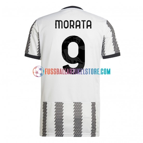 Juventus Turin Heimausrüstung Morata 9 2022-2023 Herren Trikot S/S