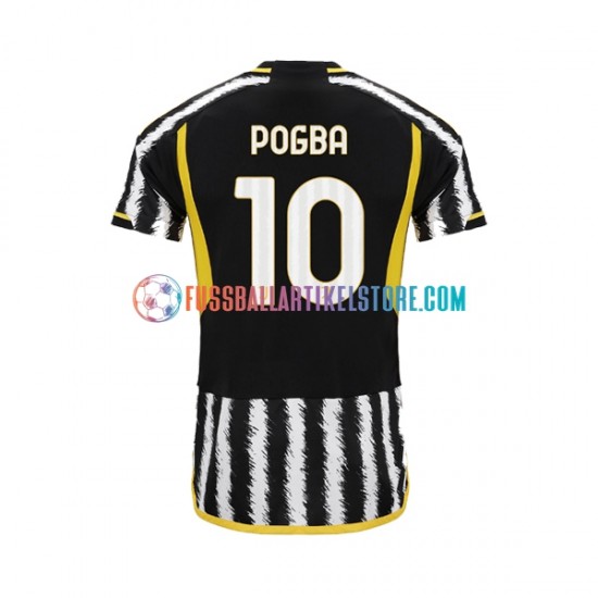 Juventus Turin Heimausrüstung Paul Pogba 10 2023-2024 Herren Trikot S/S