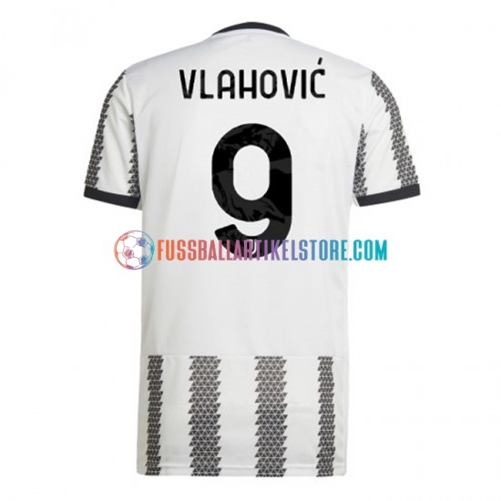 Juventus Turin Heimausrüstung Vlahovic 9 2022-2023 Herren Trikot S/S