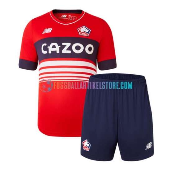 OSC Lille Heimausrüstung 2022-2023 Kinder Set(Trikot und Hose) S/S