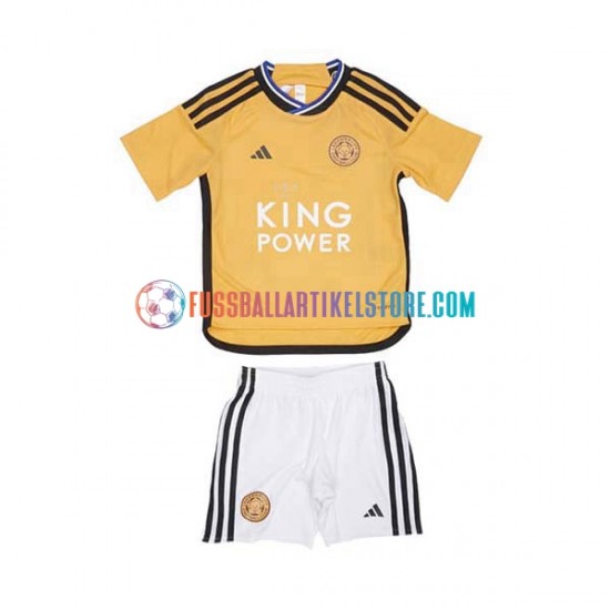 Leicester City Ausweichausrüstung 2023-2024 Kinder Set(Trikot und Hose) S/S